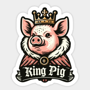 King Pig: Crowned Majesty Sticker